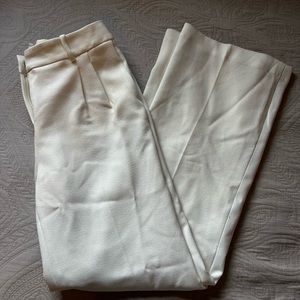 Calvin Klein White wide leg trouser